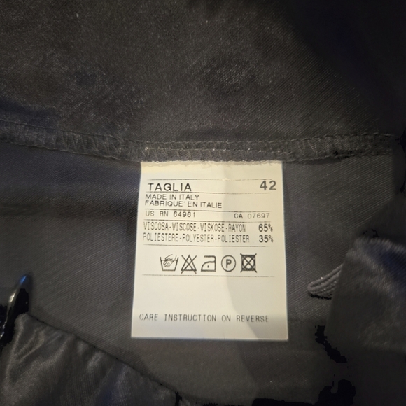 Sisley Black Skirt With Lace Detailing IT Size 42 US size S - Picture 6 of 8